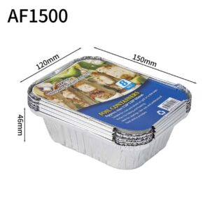 Aluminium Food Container -  8 PAK (48 in PAK)