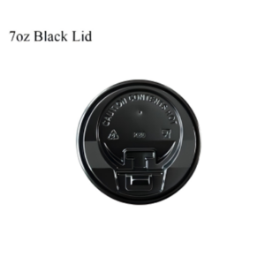 7oz black PS LID 2.2g (1000 in BOX)
