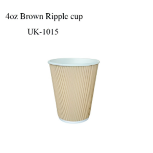 4oz Brown ripple wall 210g+250g (1000 in BOX)