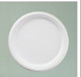 9" Round Bagasse Plates 10X36 (1 Box of 10 Packs)