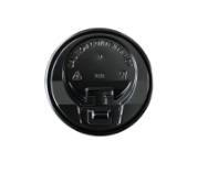 12oz black PS LID 3.3g (1000 in BOX)